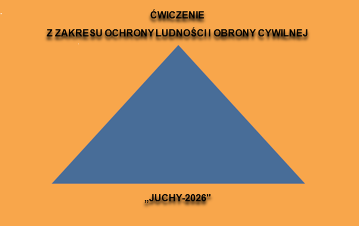 ĆWICZENIE Z ZAKRESU OCHRONY LUDNOŚCI I OBRONY CYWILNEJ "JUCHY-2026"